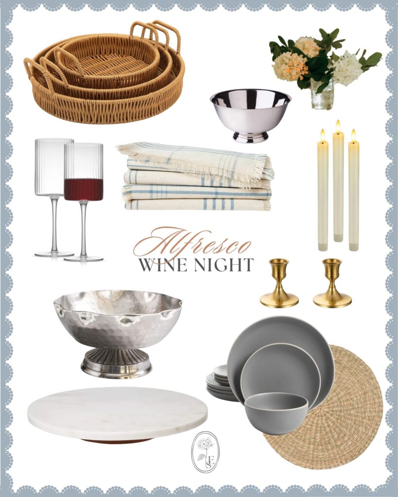 Alfresco Wine Night Mood Board