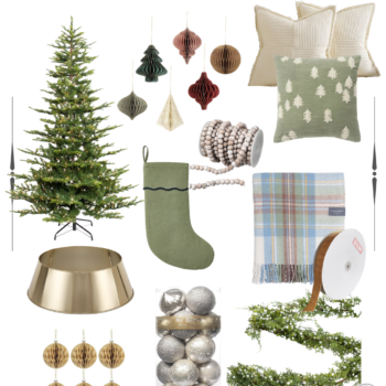 earthy warmth christmas decor mood board