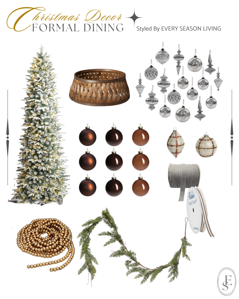 Formal Dining Christmas Mood Board