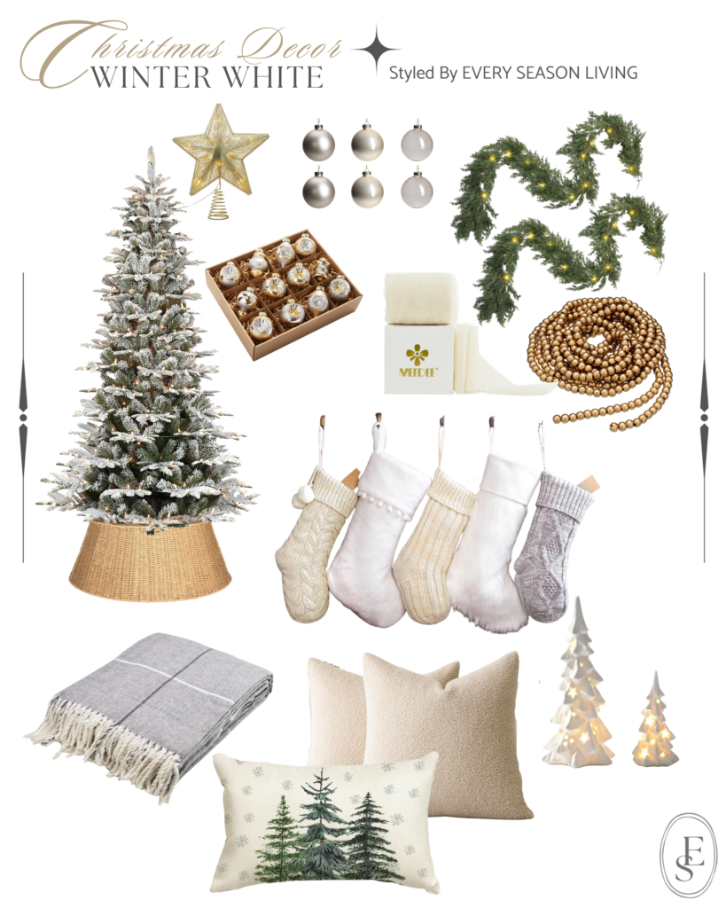 White Christmas Mood Board