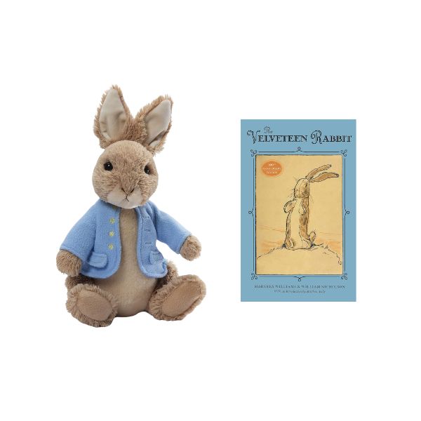 Potter Peter Rabbit Classic Stuffed Animal Plush and book