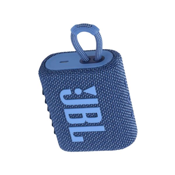 mini blue JBL Go 3 Portable speaker