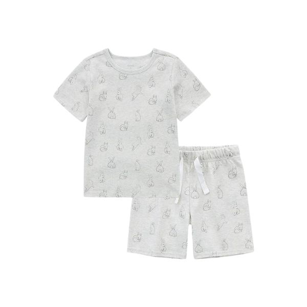 Owlivia 100% Organic Cotton Baby Short Sleeve Pajama Sets, Toddler Boy