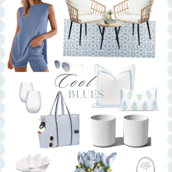 Cool Blues Summer Product Mood Board