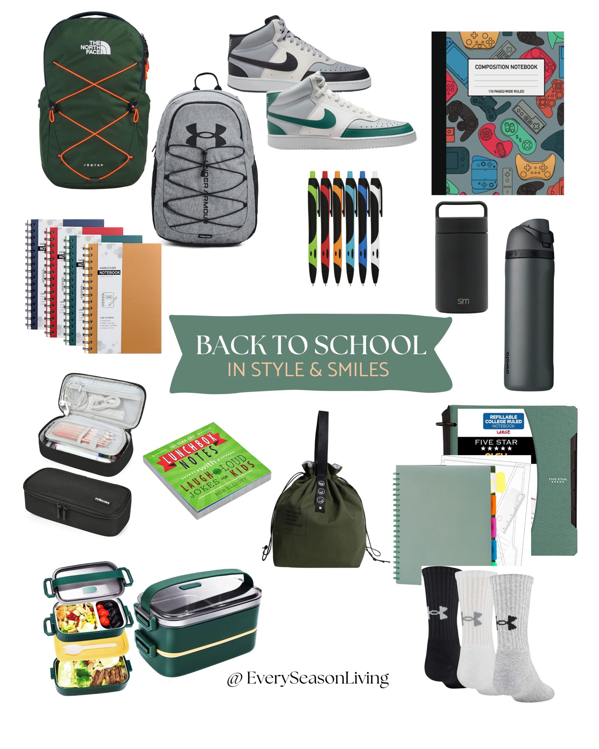 Tween and Teen Boys Back to School Essentials