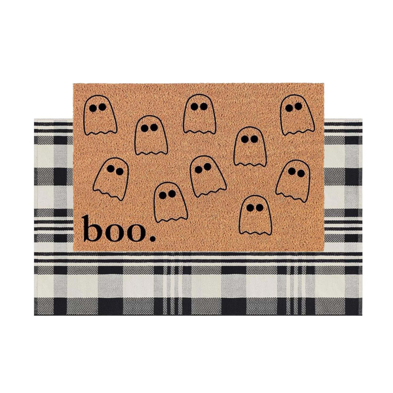 Boo door mat combo