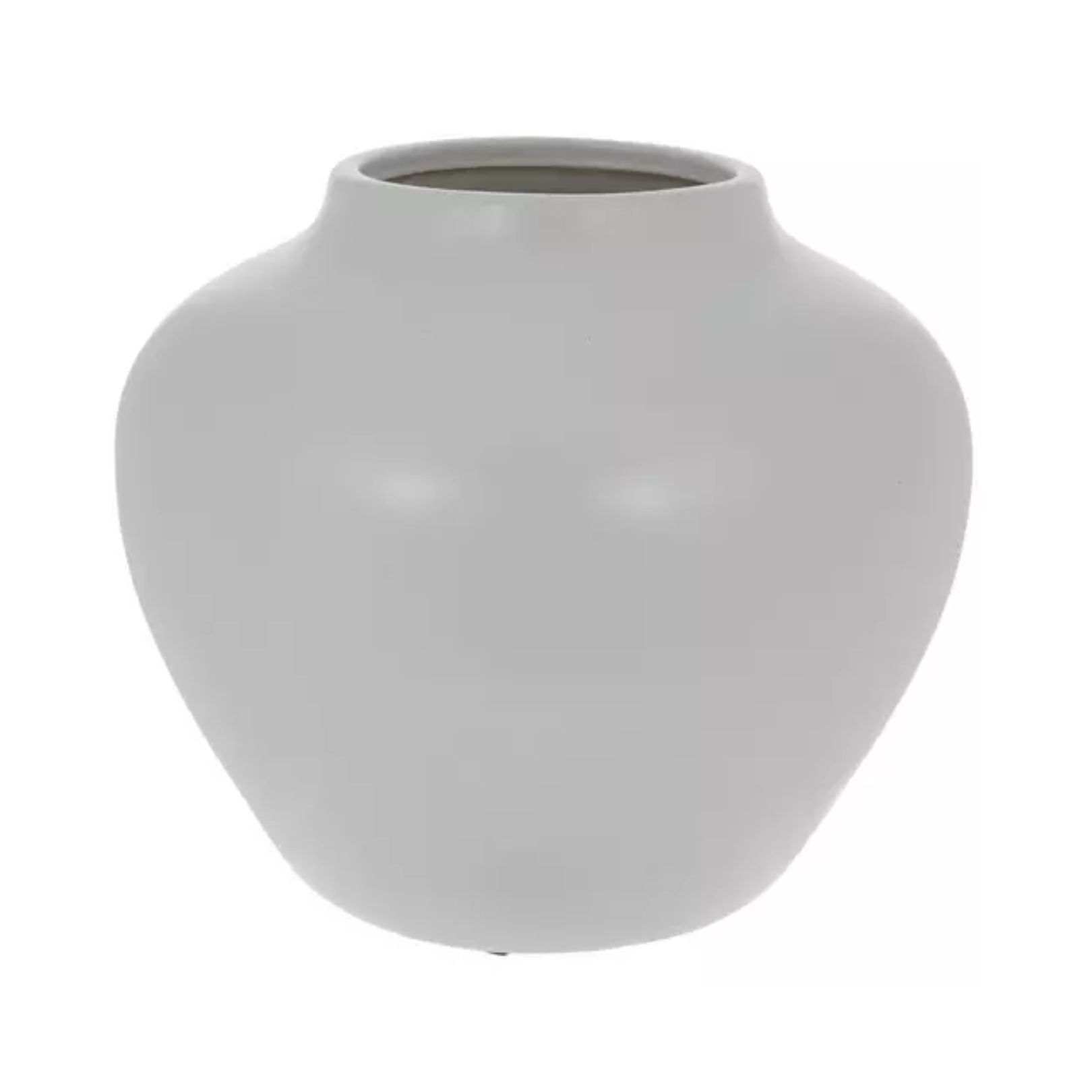 terracotta white vase