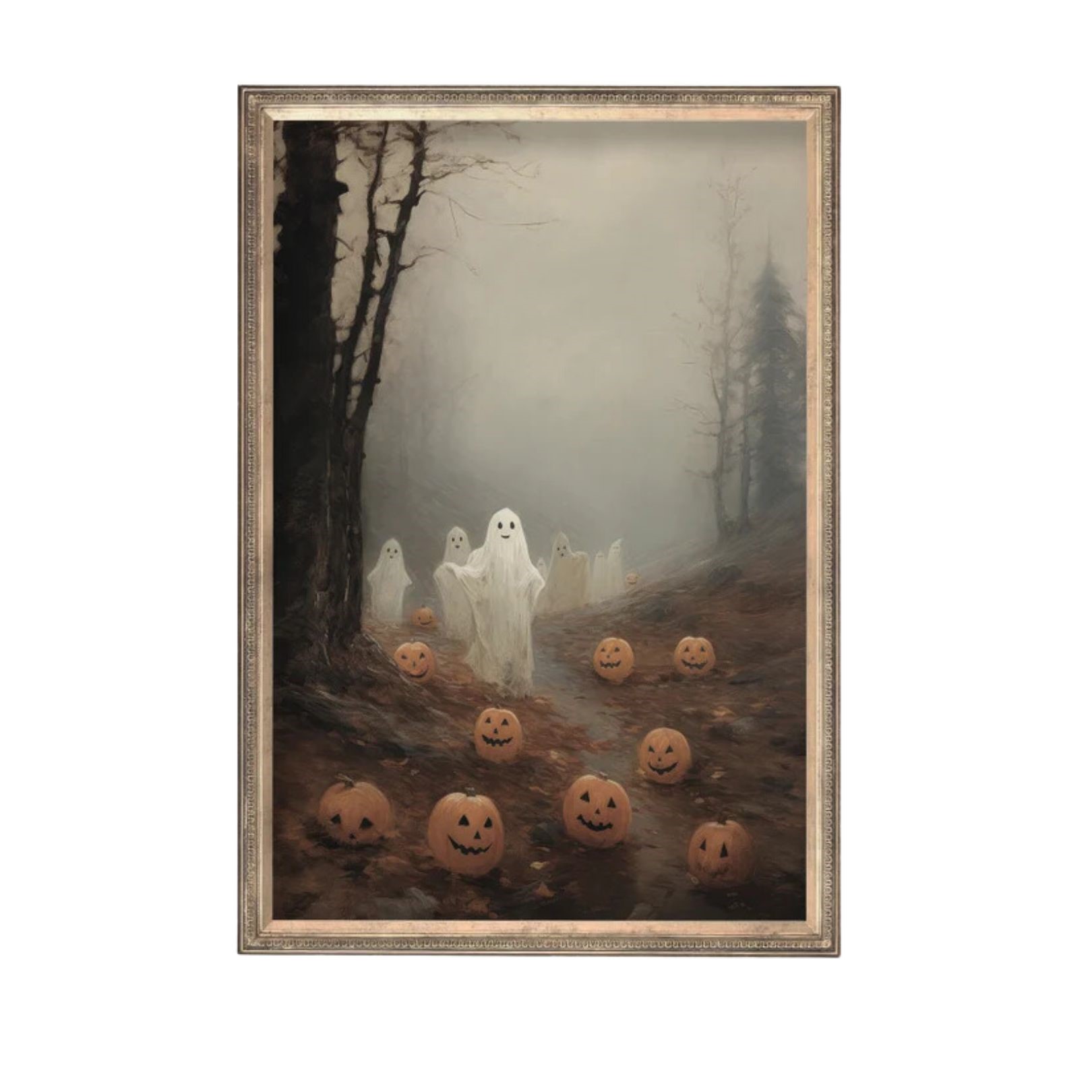 Halloween ghost art