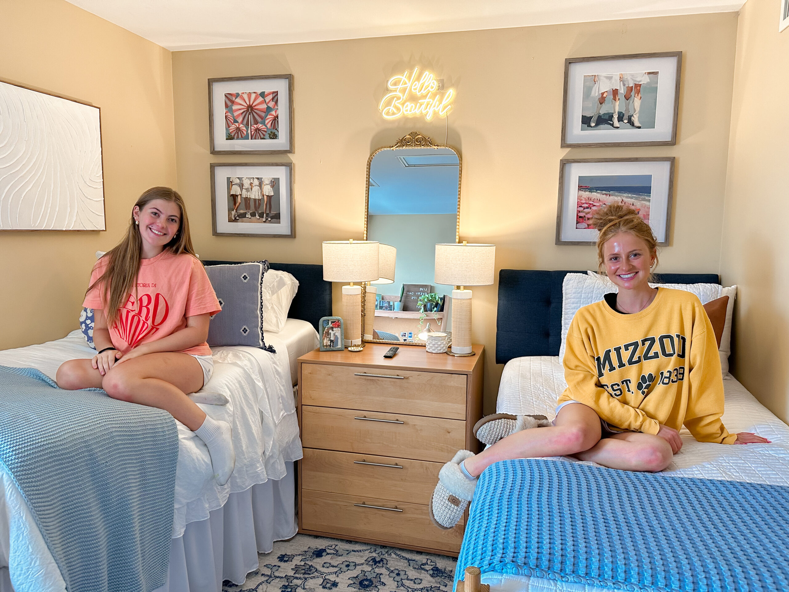 Coastal Cowgirl Dorm Room