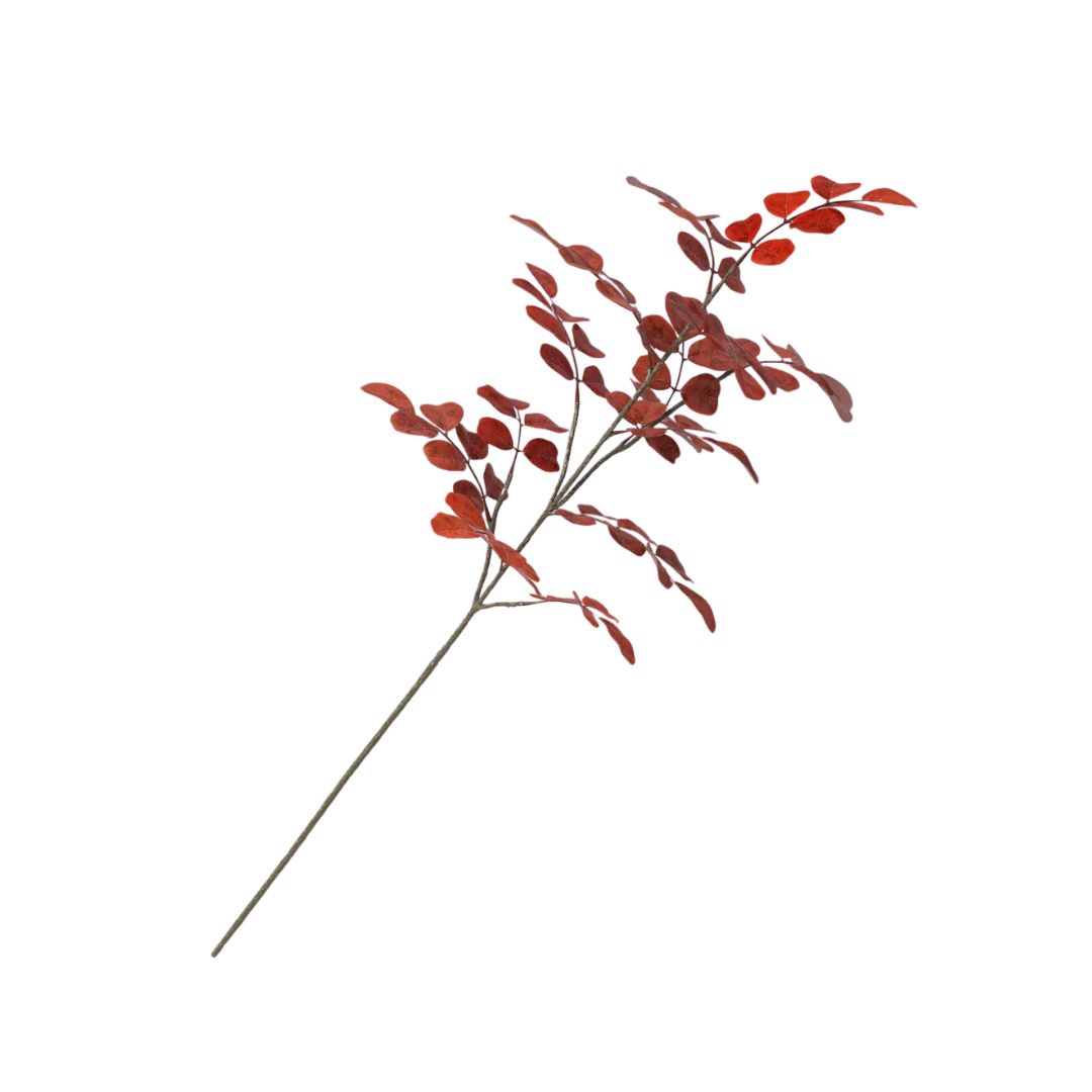 Faux red leaf stem from Target