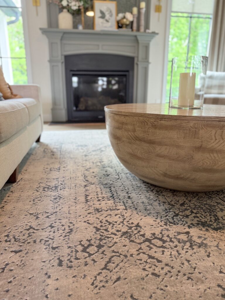 Rug in living room