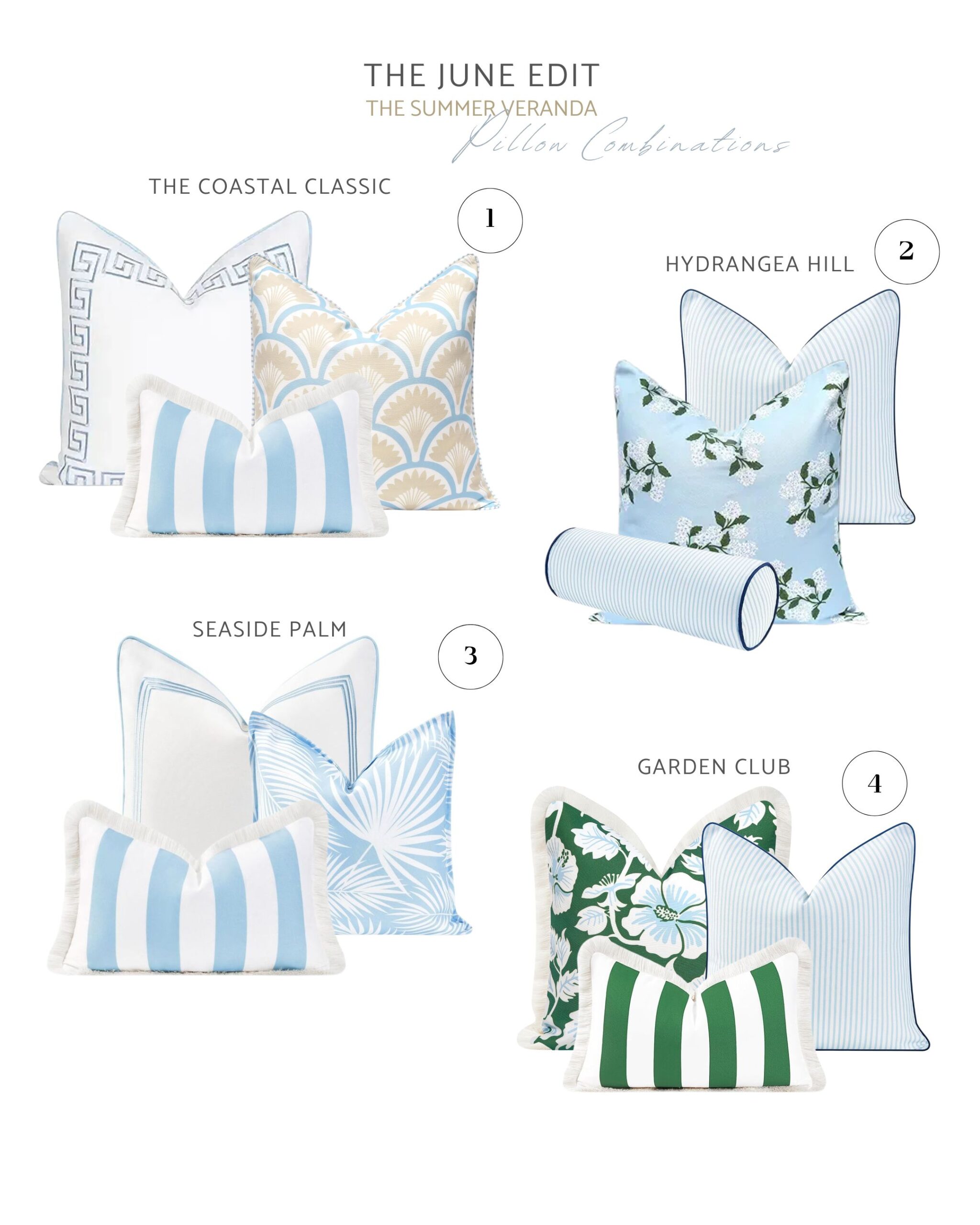 Summer Veranda - Pillow Looks