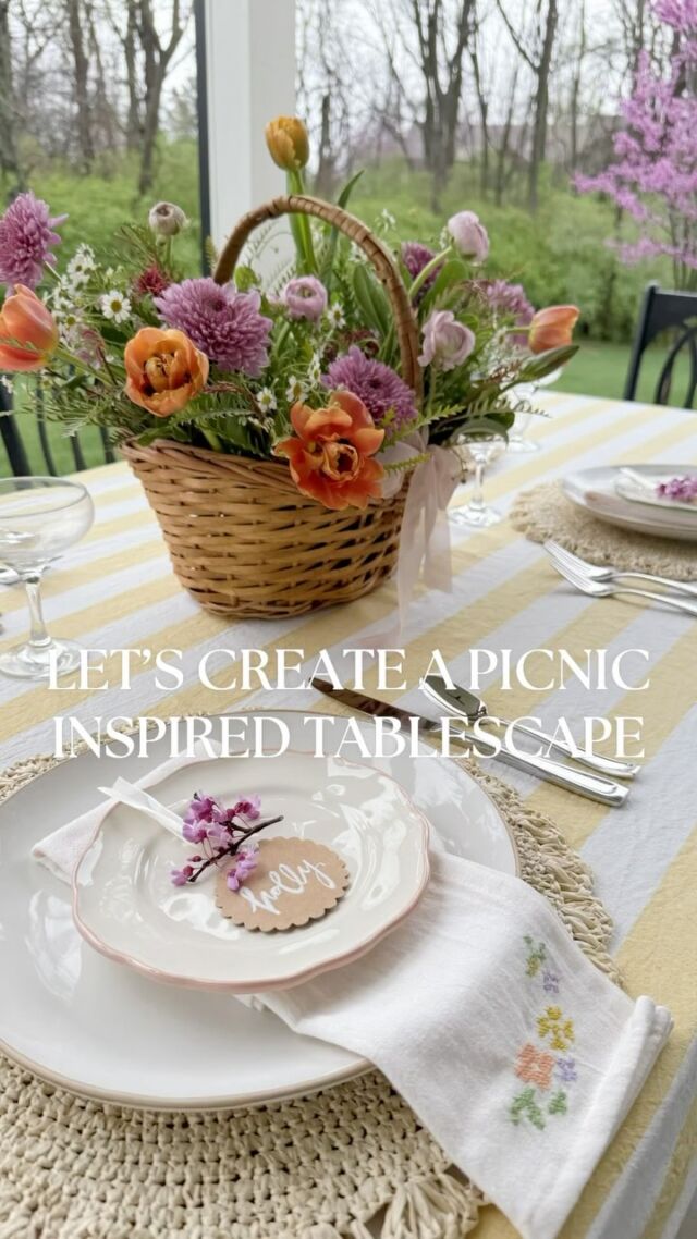 🌸 Hop into Easter with elegance and charm! 🐰✨ We’ve teamed up with our niece from @gardengraceblooms to create the dreamiest picnic-style Easter tablescape using all @targetstyle finds and her gorgeous Easter Floral Kits.🧺💐 

Each item has been thoughtfully selected to create a cohesive and elegant experience, ensuring your celebration is both beautiful and memorable. 💛 From soft yellows to vibrant florals, every detail is crafted to charm your guests and create lasting memories. 

🔗 Check the link in our Bio to shop all the items.
OR
💬 Comment “EASTER” to easily recreate this stunning tablescape.

Enjoy a delightful Easter gathering with your loved ones.💐 Let your table be the heart of your celebration!🍽️

 #EasterDelight #PicnicTablescape #springcelebration