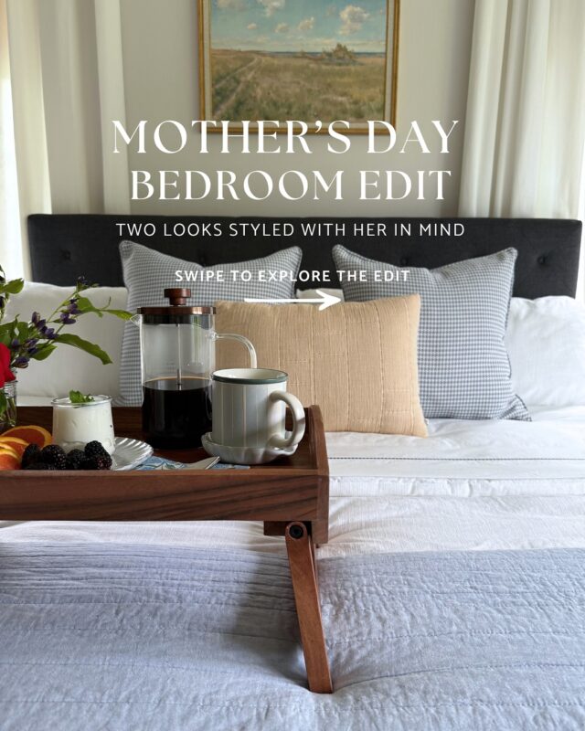 Because Mom deserves a moment of calm and a whole lot of cozy. 🤍🫶

This is the first of our “Every Season Edits”—a series of simple, styled looks designed to bring softness, story, and seasonal charm to your home.

This Mother’s Day Bedroom Edit features two inviting looks—each styled with her in mind:

🌿 Lemon & Laurel — Fresh, serene, and beautifully traditional
💙 Preppy in Bloom — Cool blues meet timeless charm

Each layered with love, ready to shop, and meant to feel lived in—not just looked at.

✨ Tap the link in our bio or comment “MOM” to shop your favorite look.

Which one feels most like her?💬
